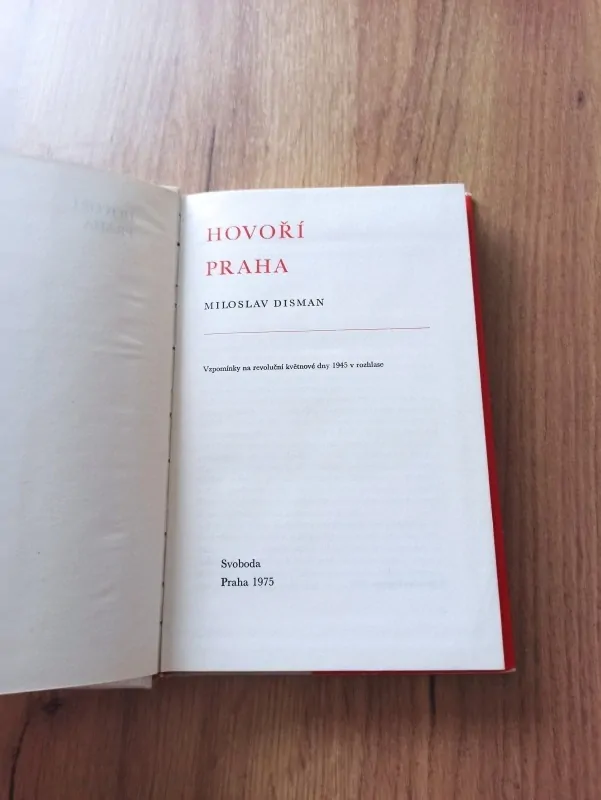 MILOSLAV DISMAN - Hovoří Praha