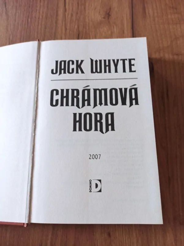 JACK WHYTE - Chrámová hora