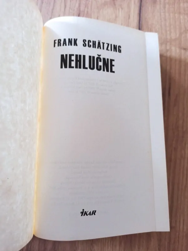 FRANK SCHATZING - Nehlučne
