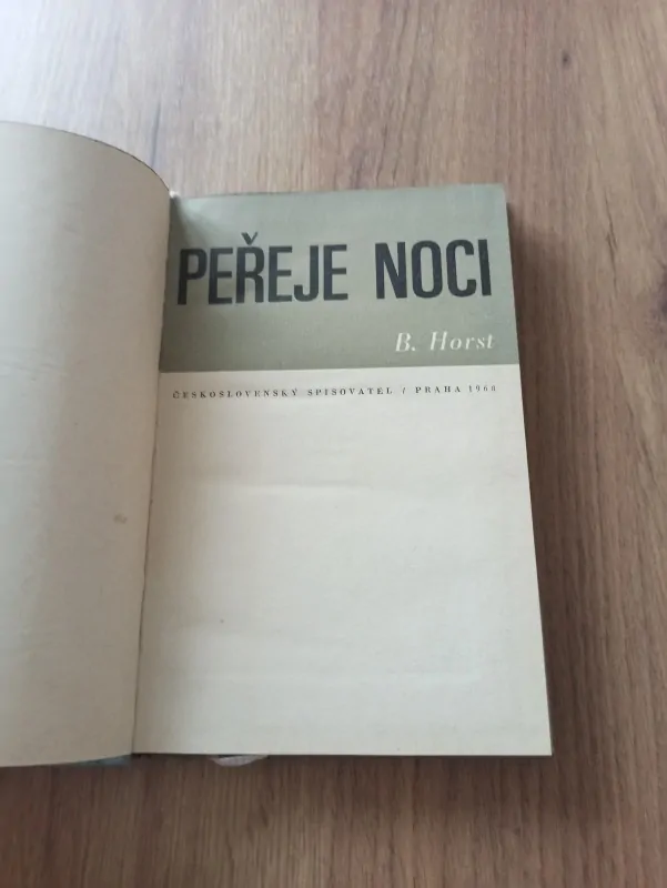 BERNARD HORST - Peřeje noci