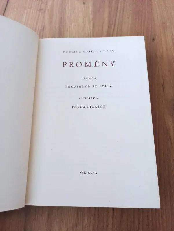 PUBLIUS OVIDIUS NASO - Proměny