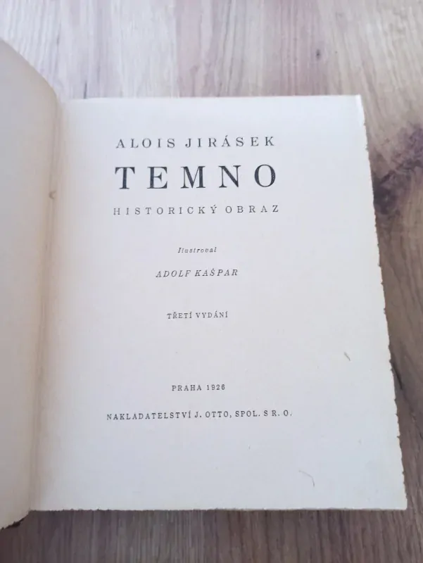 ALOIS JIRÁSEK - Temno