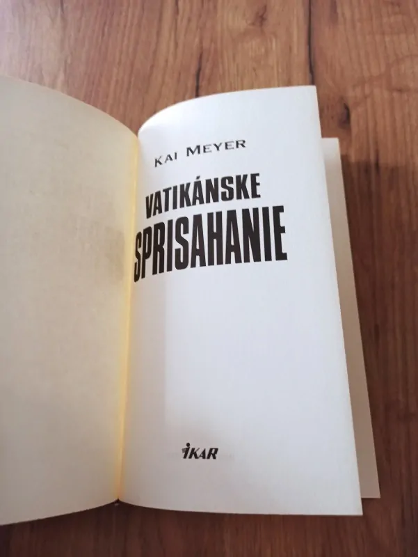 KAI MEYER - Vatikánske sprisahanie