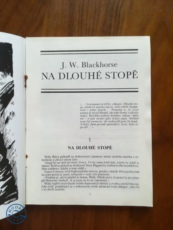 J. W. BLACKHORSE - Na dlouhé stopě