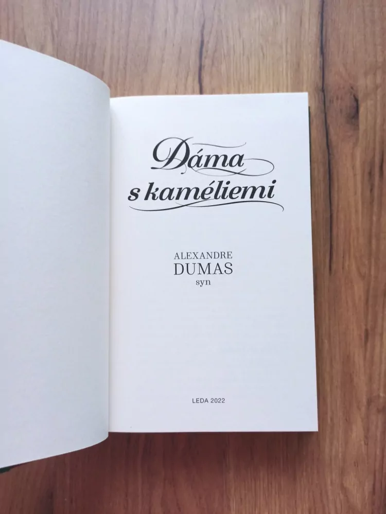 ALEXANDRE DUMAS, ml. - Dáma s kaméliemi