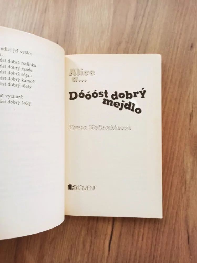 KAREN McCOMBIE - Alice a... Dóóóst dobrý mejdlo, díl 7.