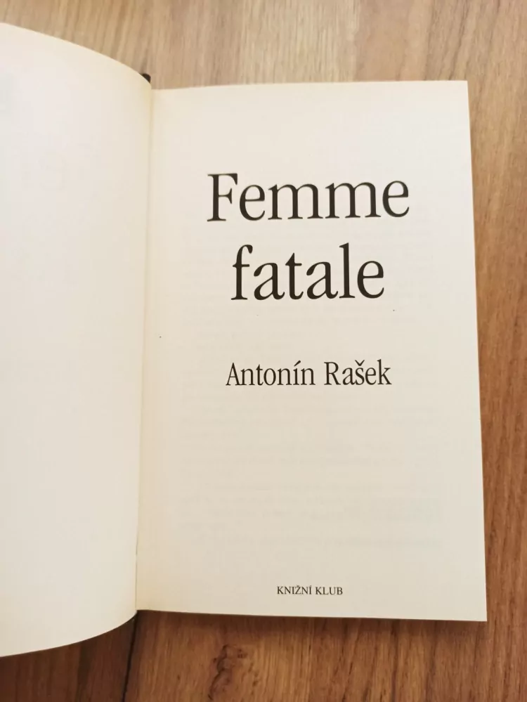 ANTONÍN RAŠEK - Femme fatale