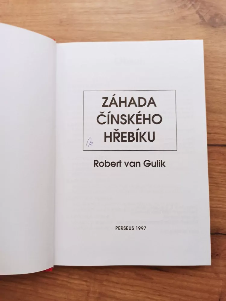 ROBERT VAN GULIK - Záhada čínského hřebíku 13.díl - Třikrát soudce Ti