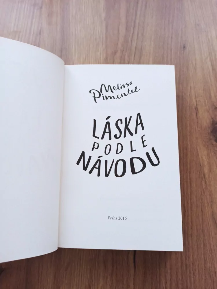 MELISSA PIMENTEL - Láska podle návodu