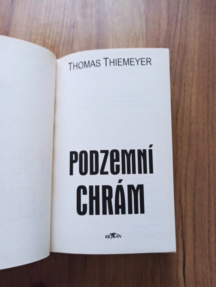 THOMAS THIEMEYER - Podzemní chrám