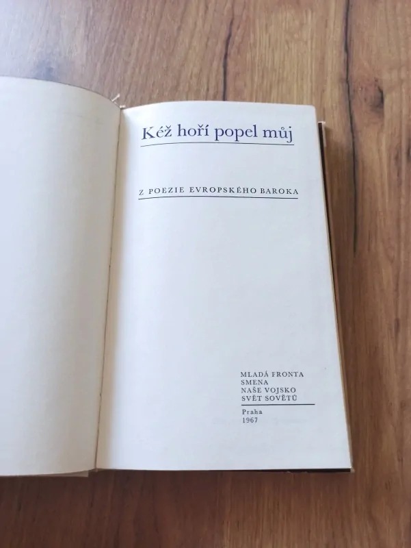 VÁCLAV ČERNÝ - Kéž hoří popel můj