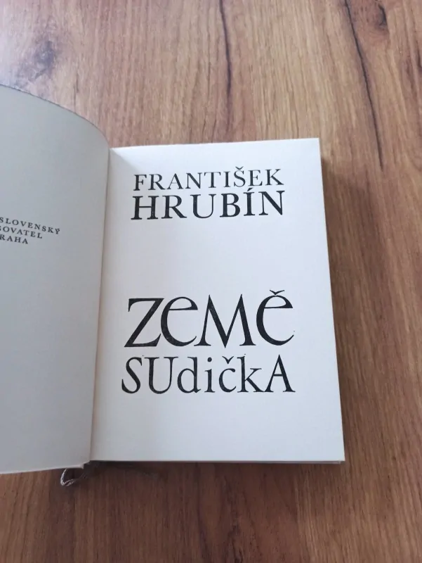 FRANTIŠEK HRUBÍN - Země sudička