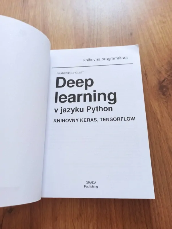 FRANÇOIS CHOLLET - Deep learning v jazyku Python