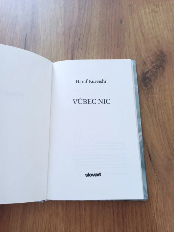 HANIF KUREISHI - Vůbec nic