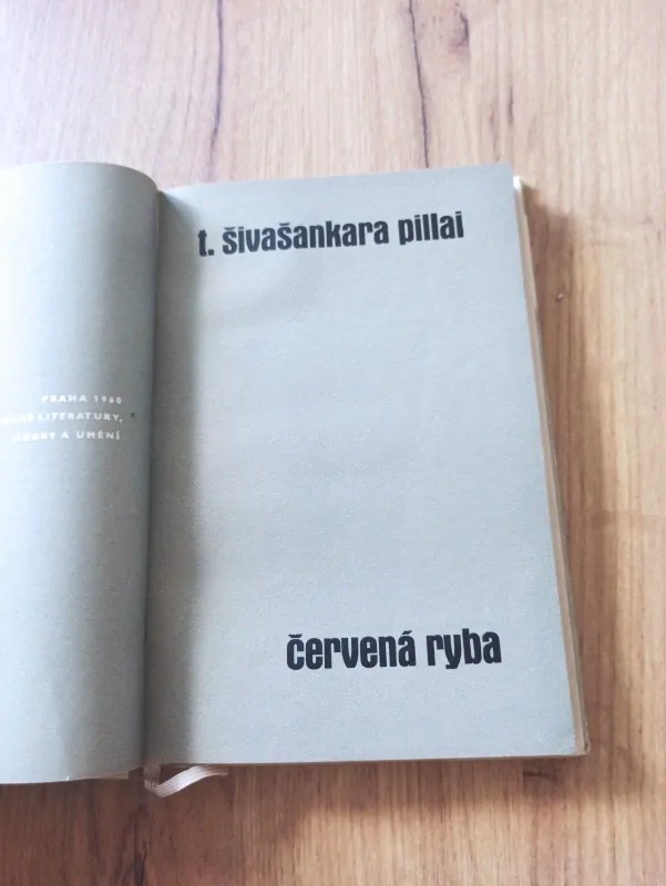 TAKAŘI ŠIVAŠANKARA PILLAI - Červená ryba