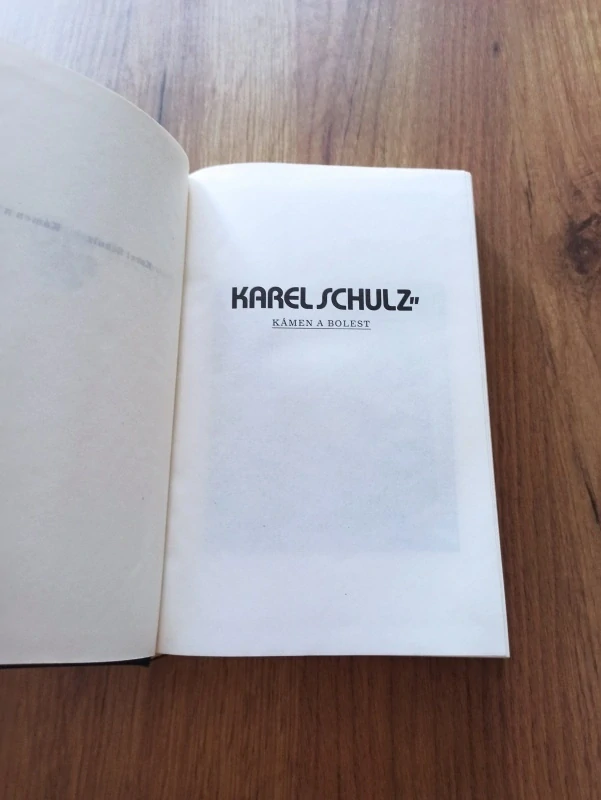 KAREL SCHULTZ - Kámen a bolest
