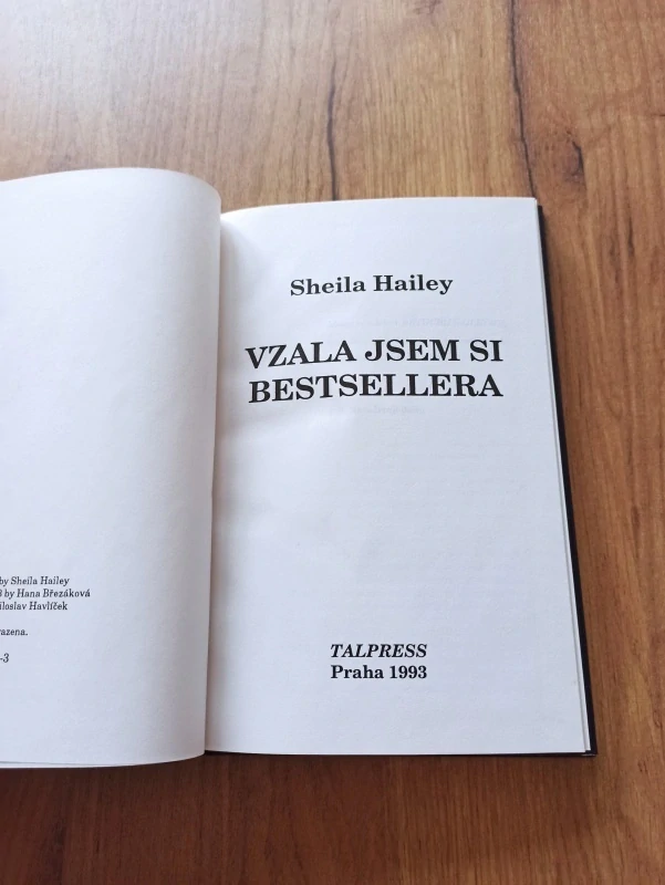 SHEILA HAILEY - Vzala jsem si bestsellera