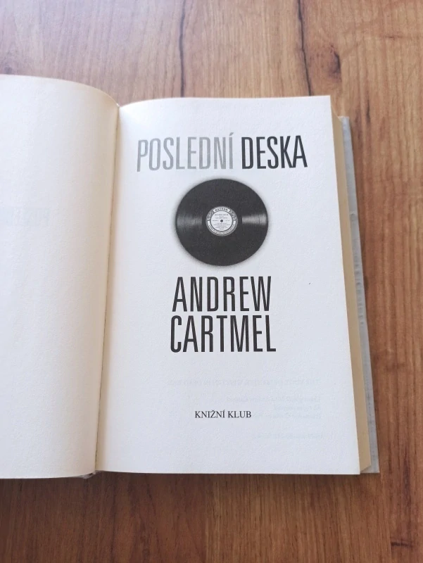 ANDREW CARTMEL - Poslední deska