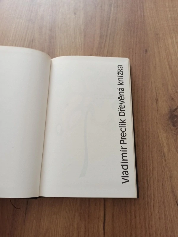 VLADIMÍR PRECLÍK - Dřevěná knížka