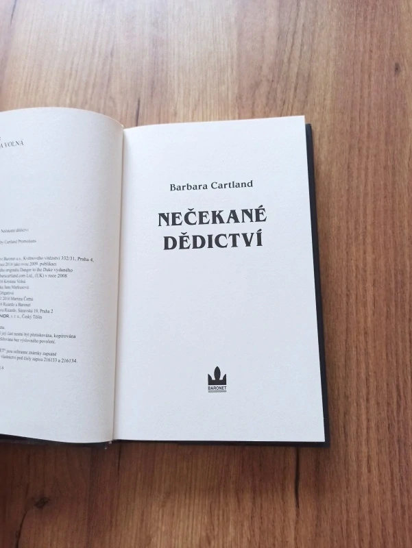 BARBARA CARTLAND - Nečekané dědictví