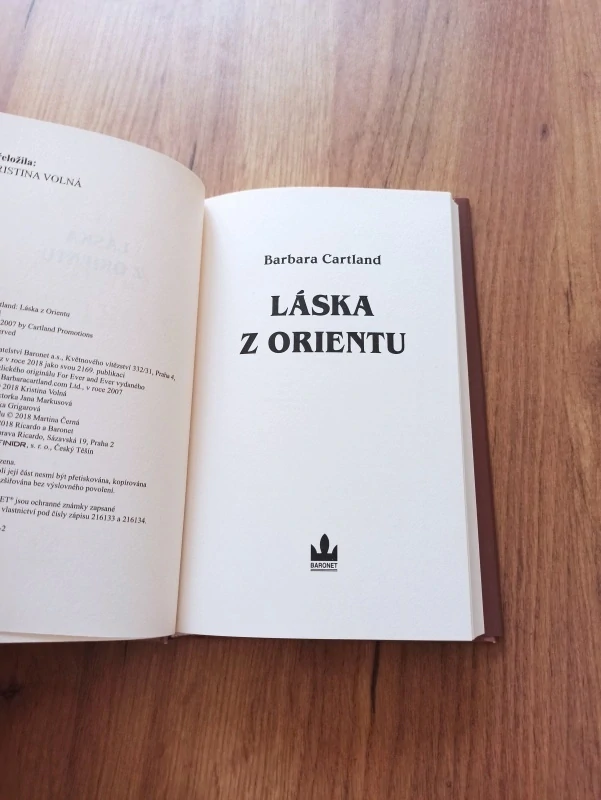 BARBARA CARTLAND - Láska z Orientu