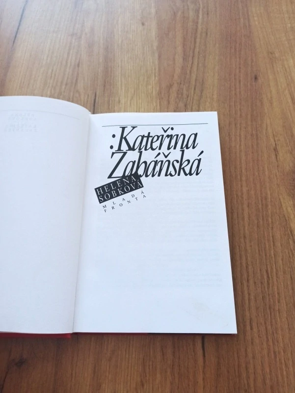 HELENA SOBKOVÁ - Kateřina Zaháňská