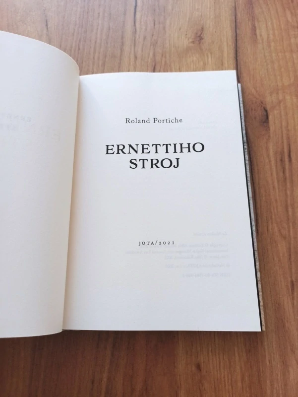 ROLAND PORTICHE - Ernettiho stroj