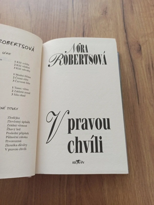 NORA ROBERTS - V pravou chvíli