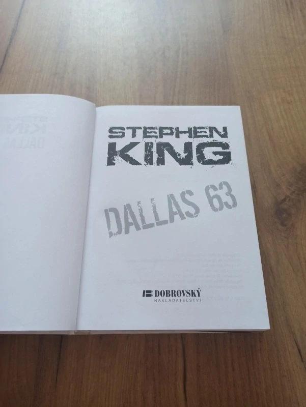 STEPHEN KING - Dallas 63