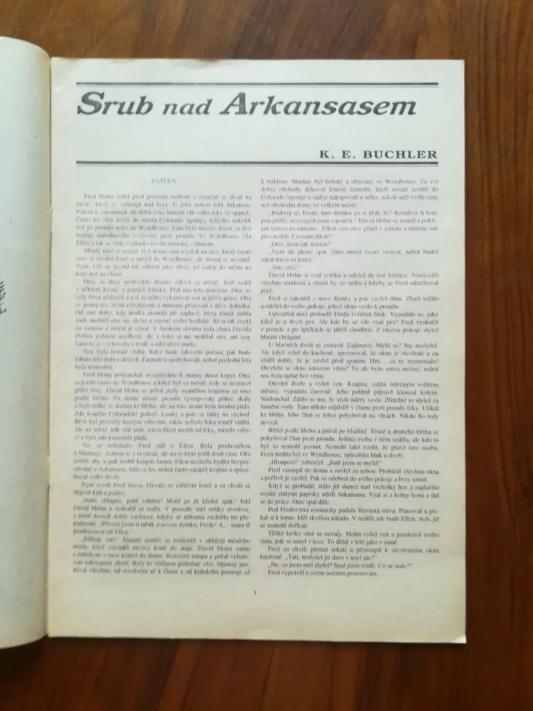 K. E. BUCHLER - Srub nad Arkansasem
