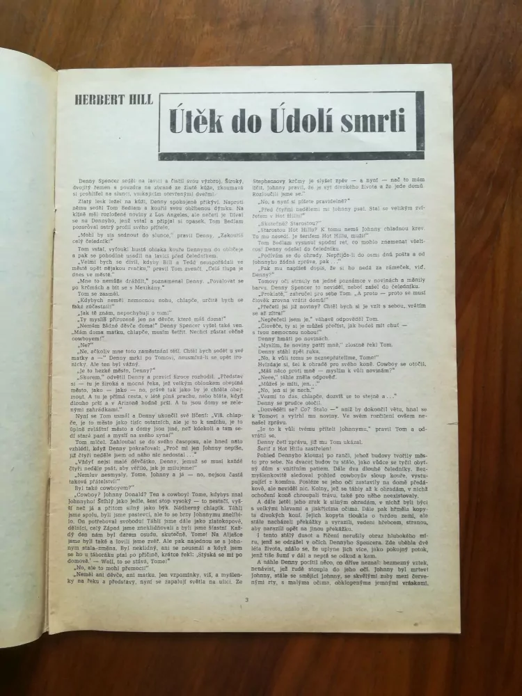 HERBERT HILL - Útěk do Údolí smrti