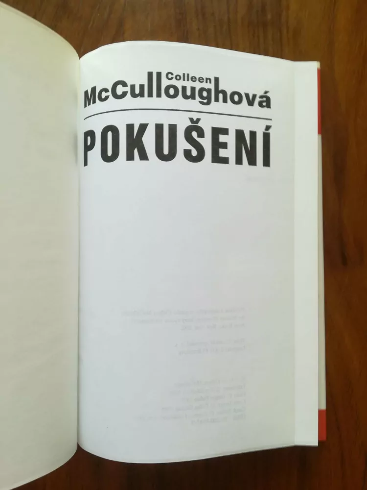 COLLEEN McCULLOUGH - Pokušení