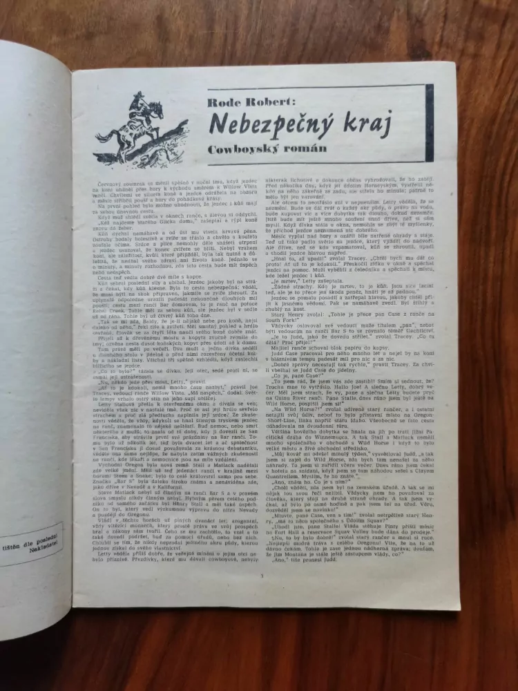 RODE ROBERT - Nebezpečný kraj