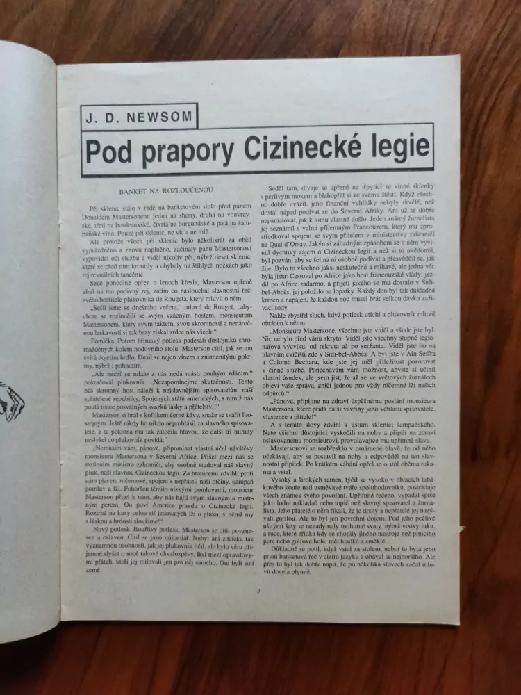 JOHN DIMMOCK NEWSOM -  Pod prapory cizinecké legie