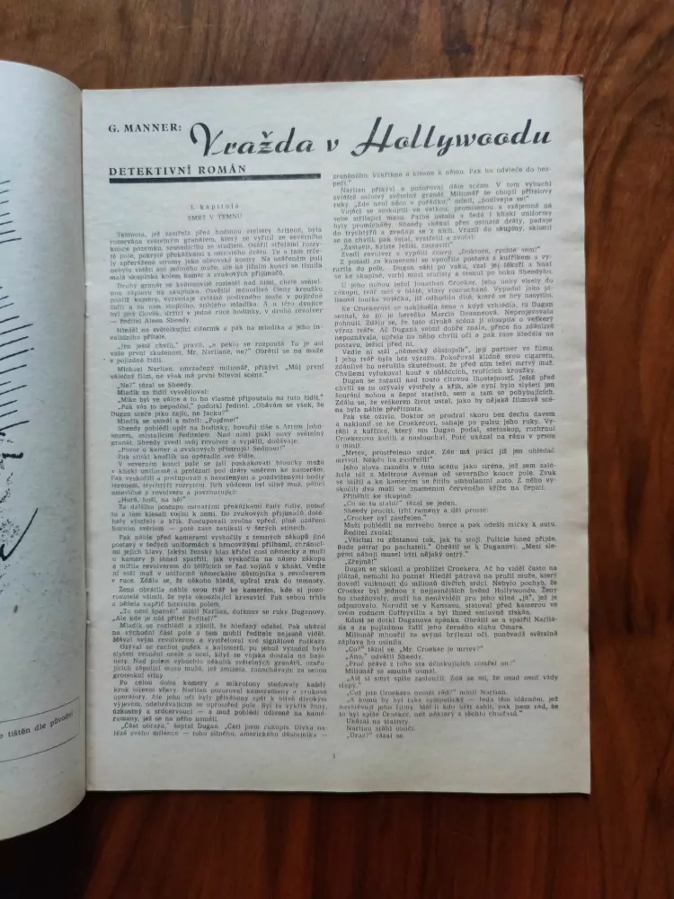 G. MANNER - Vražda v Hollywoodu