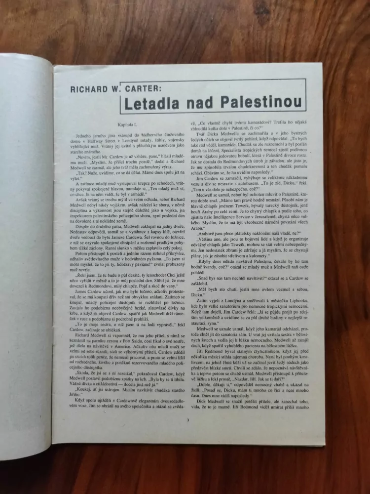 RICHARD W. CARTER - Letadla nad Palestinou