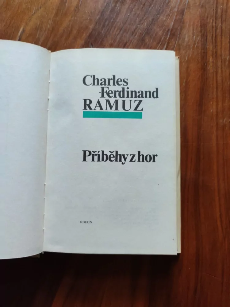CHARLES-FERDINAND RAMUZ - Příběhy z hor
