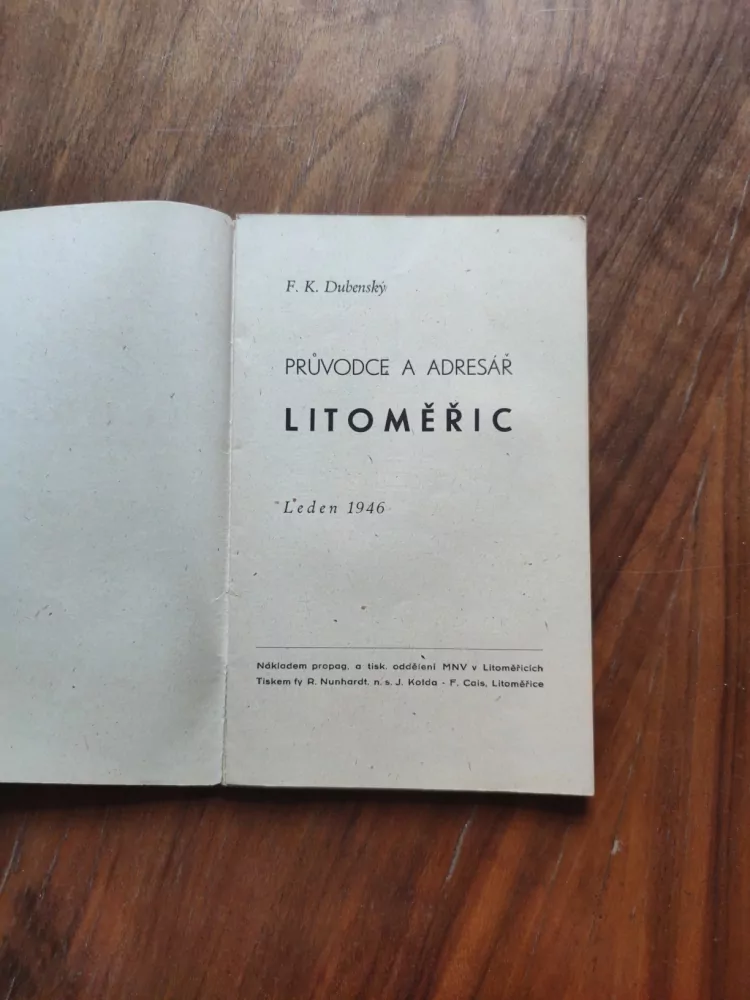 F. K. DUBENSKÝ  - Průvodce Litoměřickem