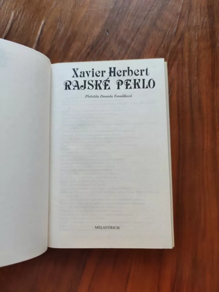 XAVIER HERBERT - Rajské peklo
