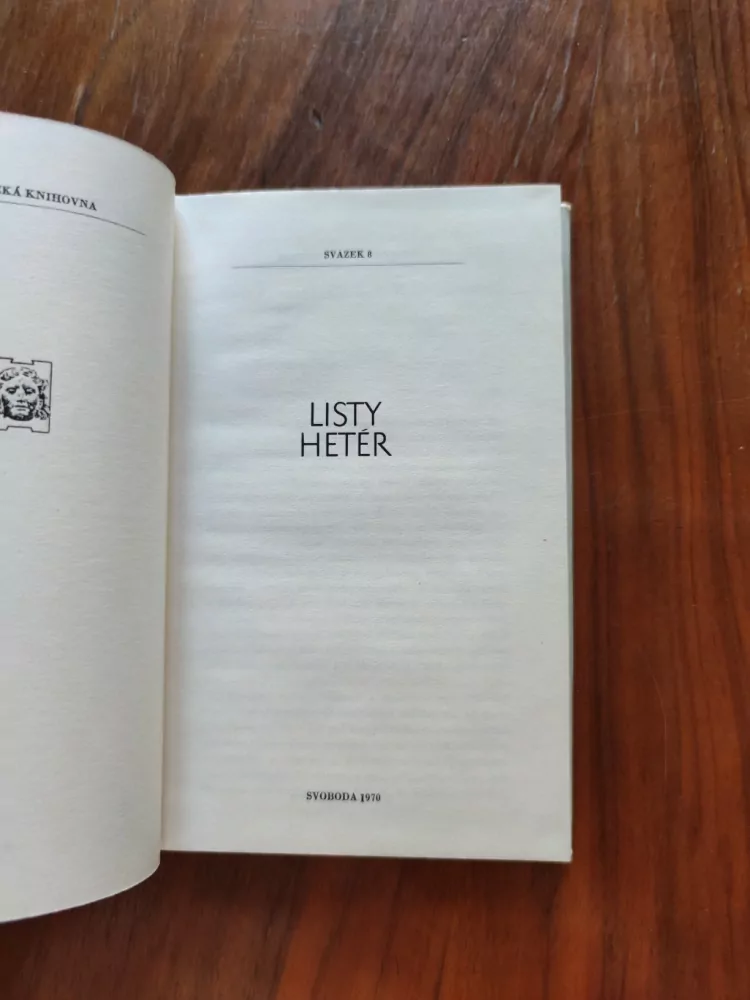 ANTOLOGIE - Listy hetér