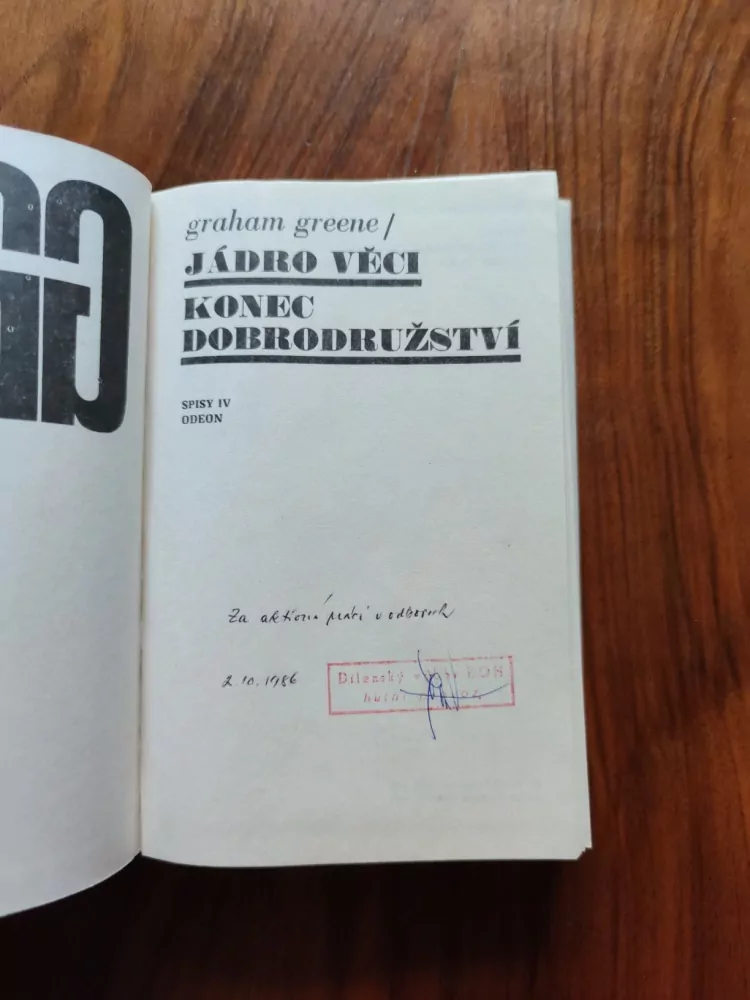 GRAHAM GREENE - Jádro věci, Konec dobrodružství