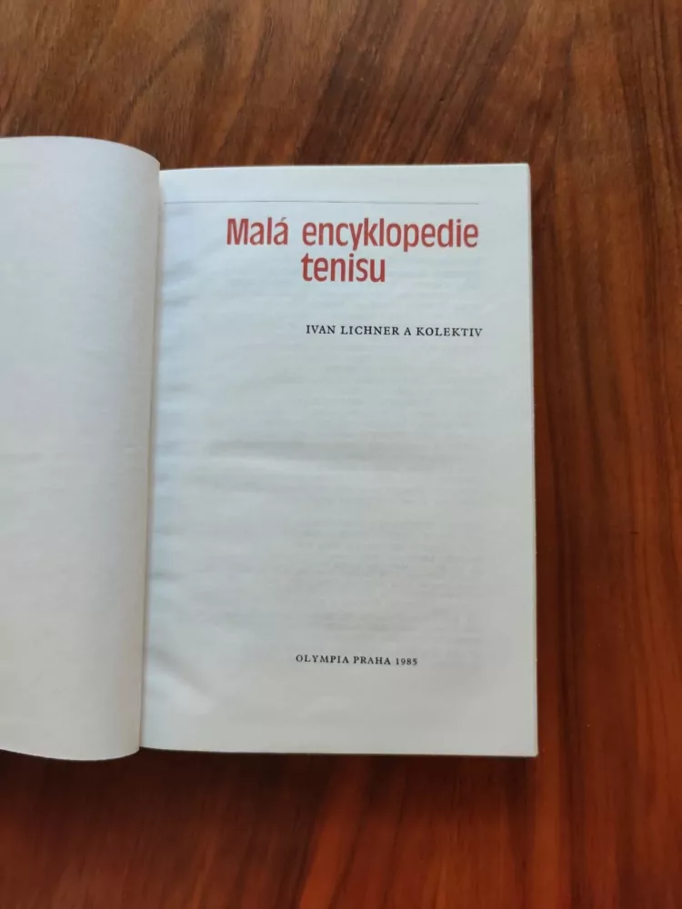IVAN LICHNER - Malá encyklopedie tenisu