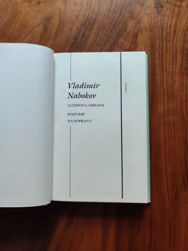 VLADIMÍR NABOKOV - Lužinova obrana/Pozvánka na popravu