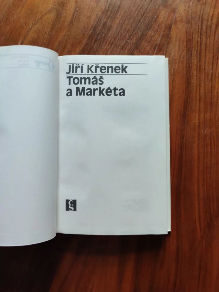 JIŘÍ KŘENEK - Tomáš a Markéta