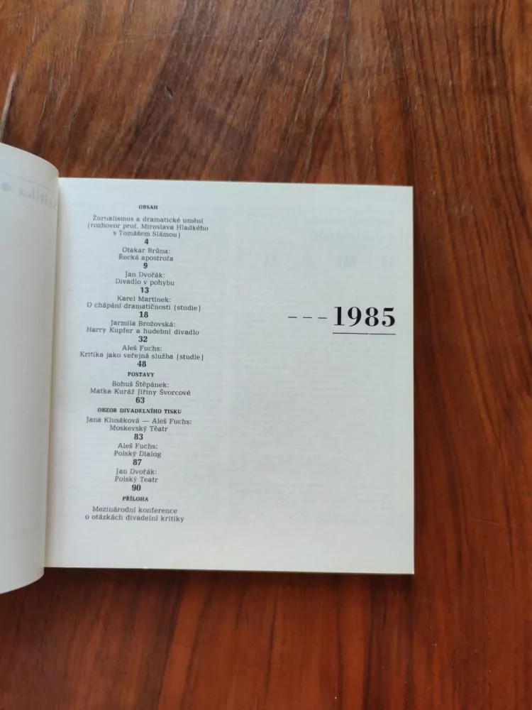 DRAMATICKÉ UMĚNÍ 85