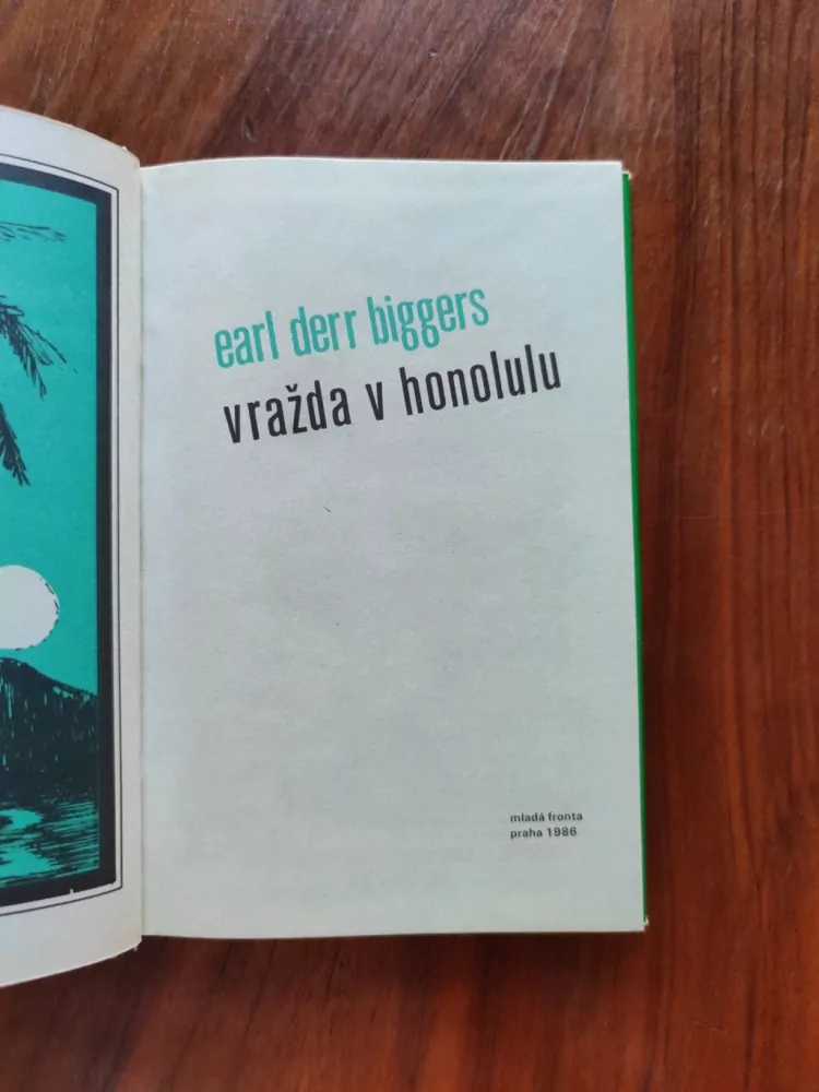 EARL DER BIGGERS - Vražda v Honolulu