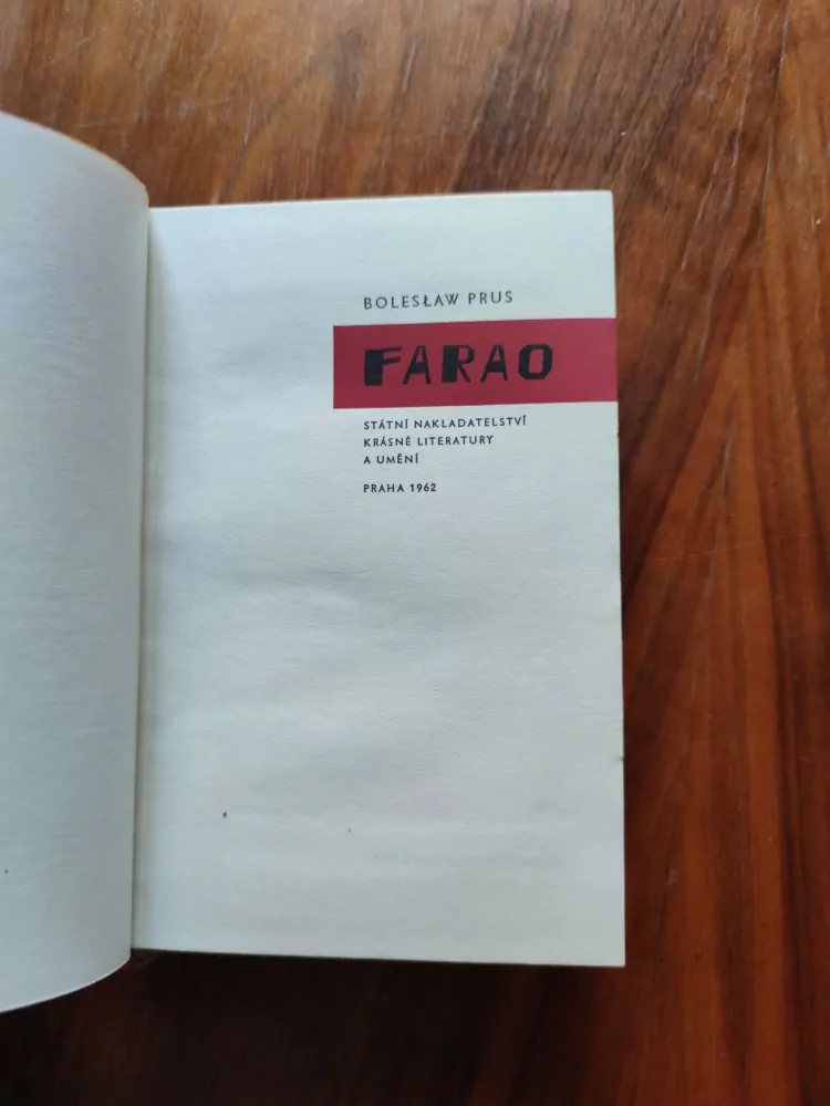 BOLESLAW PRUS - Farao