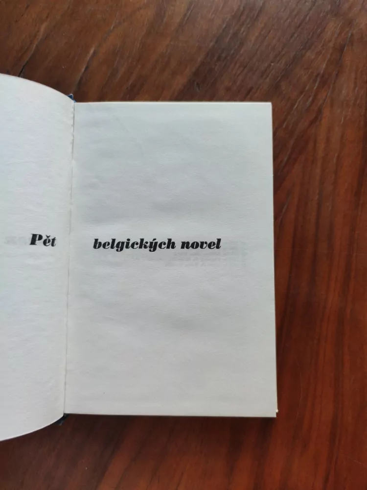 PĚT BELGICKÝCH NOVEL
