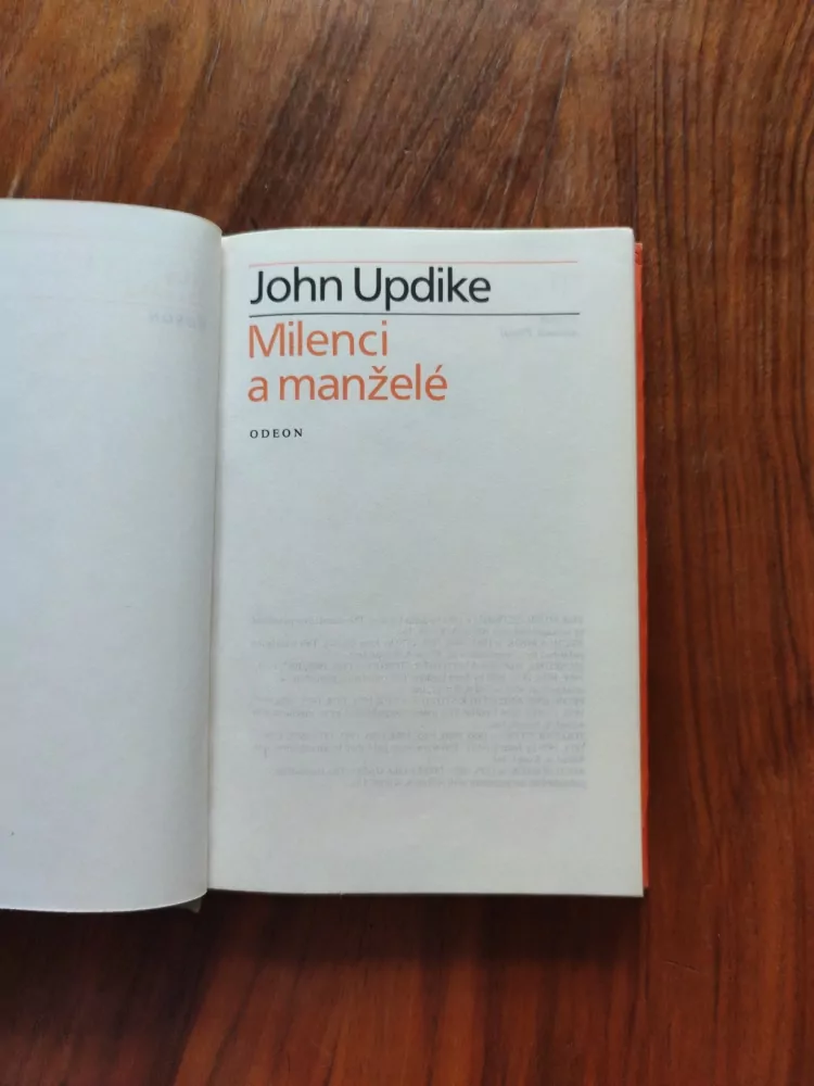 JOHN UPDIKE - Milenci a manželé