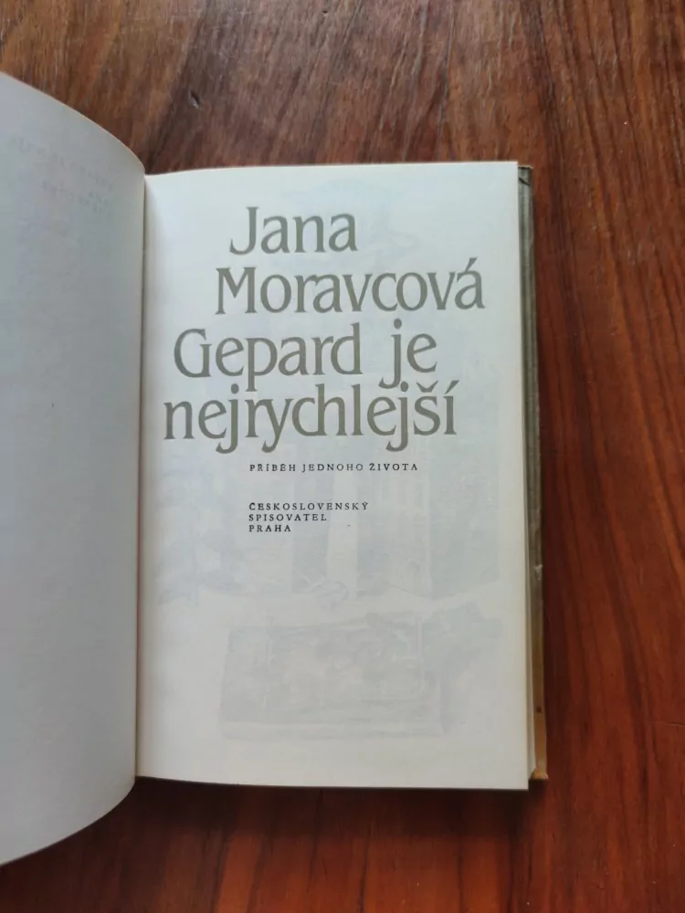 JANA MORAVCOVÁ - Gepard je nejrychlejší